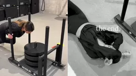 Luciana Fuster acabó "desmayada" tras arduo entrenamiento