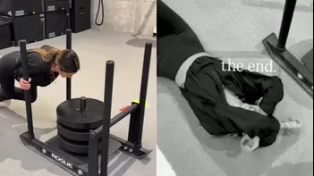 Luciana Fuster acabó "desmayada" tras arduo entrenamiento