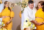 Marina Mora y su esposo celebraron el baby shower de su primera hija Sofía