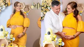 Marina Mora compartió tiernas fotos de su baby shower 