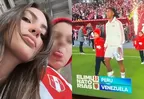 Natalie Vértiz conmovida al ver a su hijo mayor Liam en el partido Perú vs. Venezuela