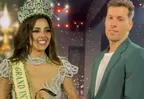 Patricio Parodi y su incondicional apoyo a Luciana Fuster en la final del Miss Grand