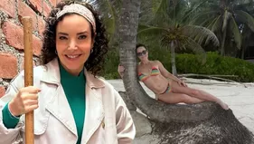 Virna Flores, Lorena de AFHS, presumió su figura en bikini